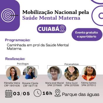 primeira caminhada pela saúde mental materna