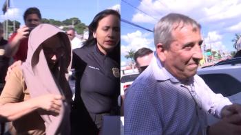 casal  empresária Julinere Goulart Bastos e o marido dela, César Jorge Sechi, apontados como os mandantes do assassinato do advogado Renato Nery. 