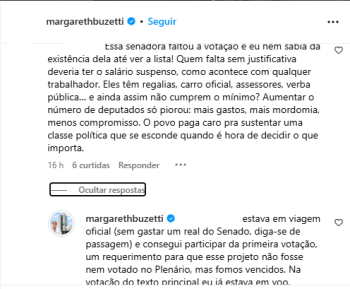 post margaretti votacao