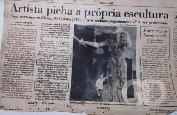 Jonas Correa neto escultura estátuta fórum deusa themis