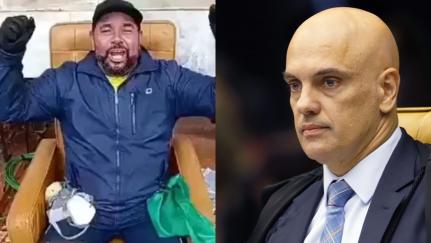 Reprodução/Redes Sociais/Rosinei Coutinho/STF
