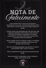 Nota de Pesar Cristiane Kaiser Munhoz e Paulo André Munhoz