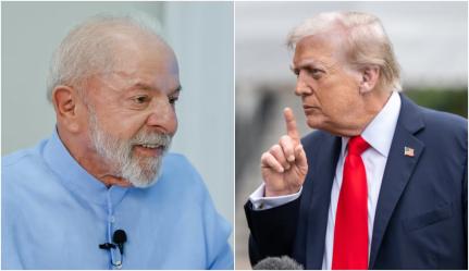 Montagem com fotos de Ricardo Stuckert/PR e Harris