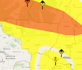 último fim de semana de novembro, previsão do Inmet 