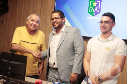 Dorileo Leal, Diogo Pécora, da FMF, e Ítalo Freita