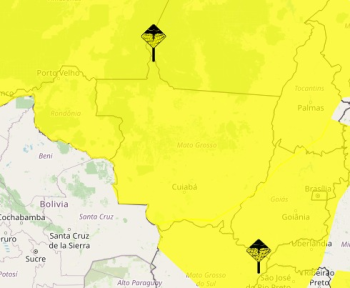 Previs&atilde;o do Tempo Inmet dia 12 de janeiro 