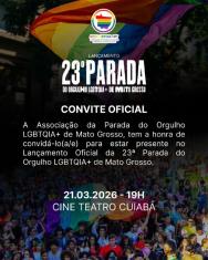 CONVITE LAN&Ccedil;AMENTO PARADA LGBT