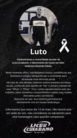 Homic&iacute;dio - Valdivino - Liceu Cuiabao