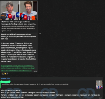 Ananias ama&ccedil;a 'desfiliar' quem criticar Wellington Fagundes