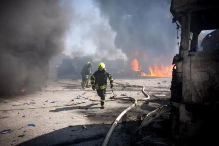 Ukrainian Emergency Service/AFP 
