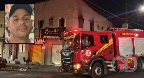 Incêndio destrói loja de feminicida em Cuiabá