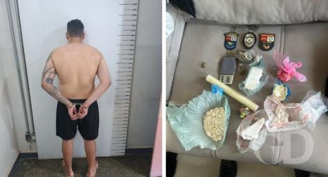 Homem é preso por cárcere privado e tráfico de drogas em Cuiabá